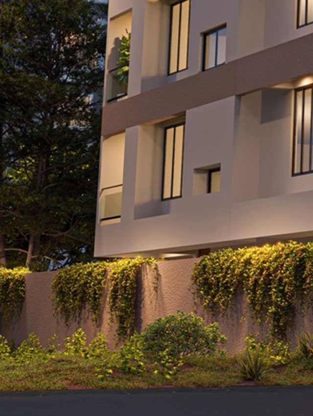 Compound Wall around Project